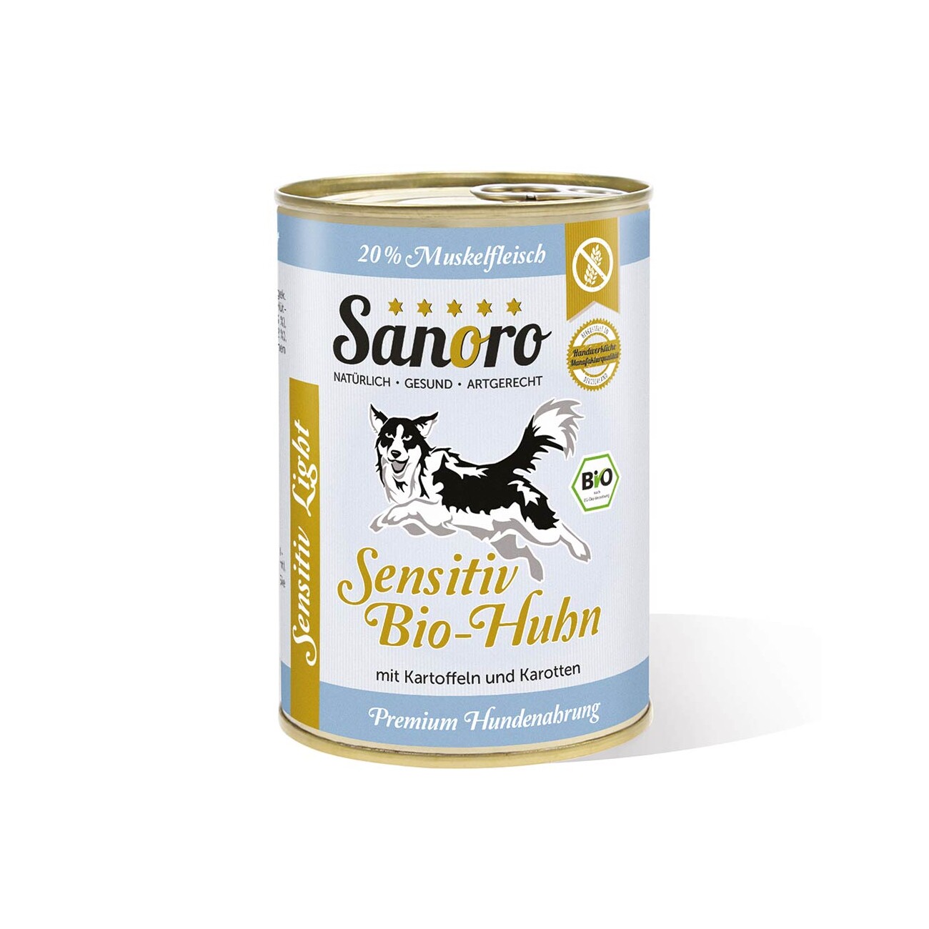 Sanoro Sensitiv BIO-Huhn mit BIO-Gemüse 12x400g