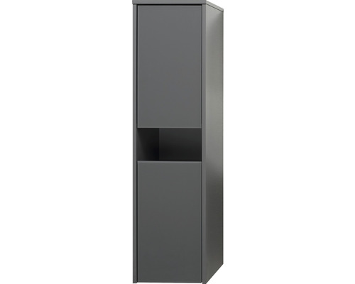 Pelipal xpressline 3261 grijze halfhoge kast met glazen front, BxHxD 30 x 115 x 33 cm