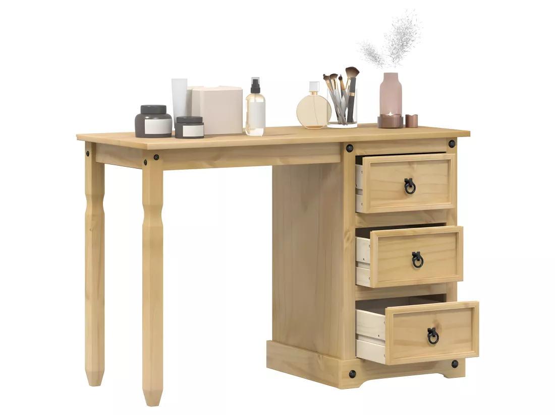 Bureau110x50x75 cm bois de pin massif