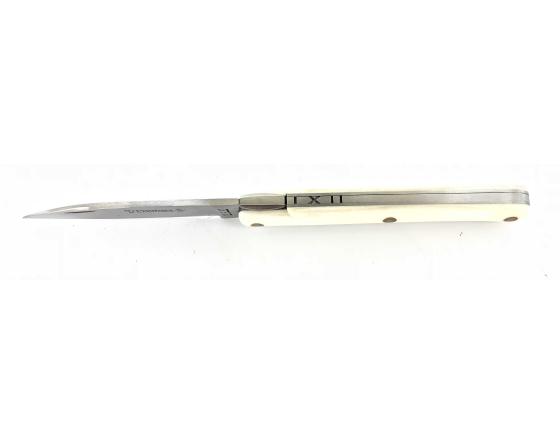 Laguiole 1850 Camille Pagés 11 cm - Os Couteau de Poche Design Beillonnet - PassionFrance
