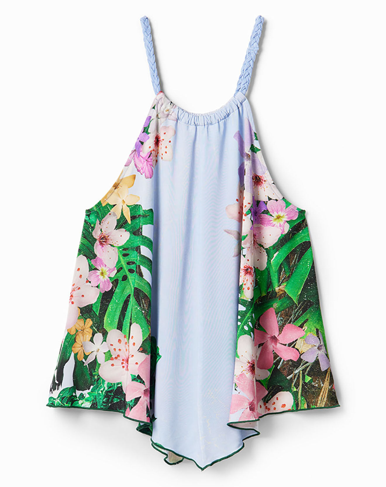 Desigual Top Blanca bleu