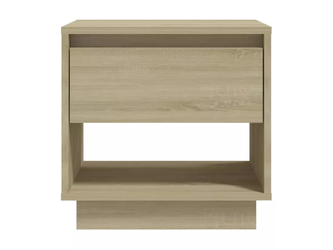 Table de chevet Chêne sonoma 45x34x44 cm Aggloméré