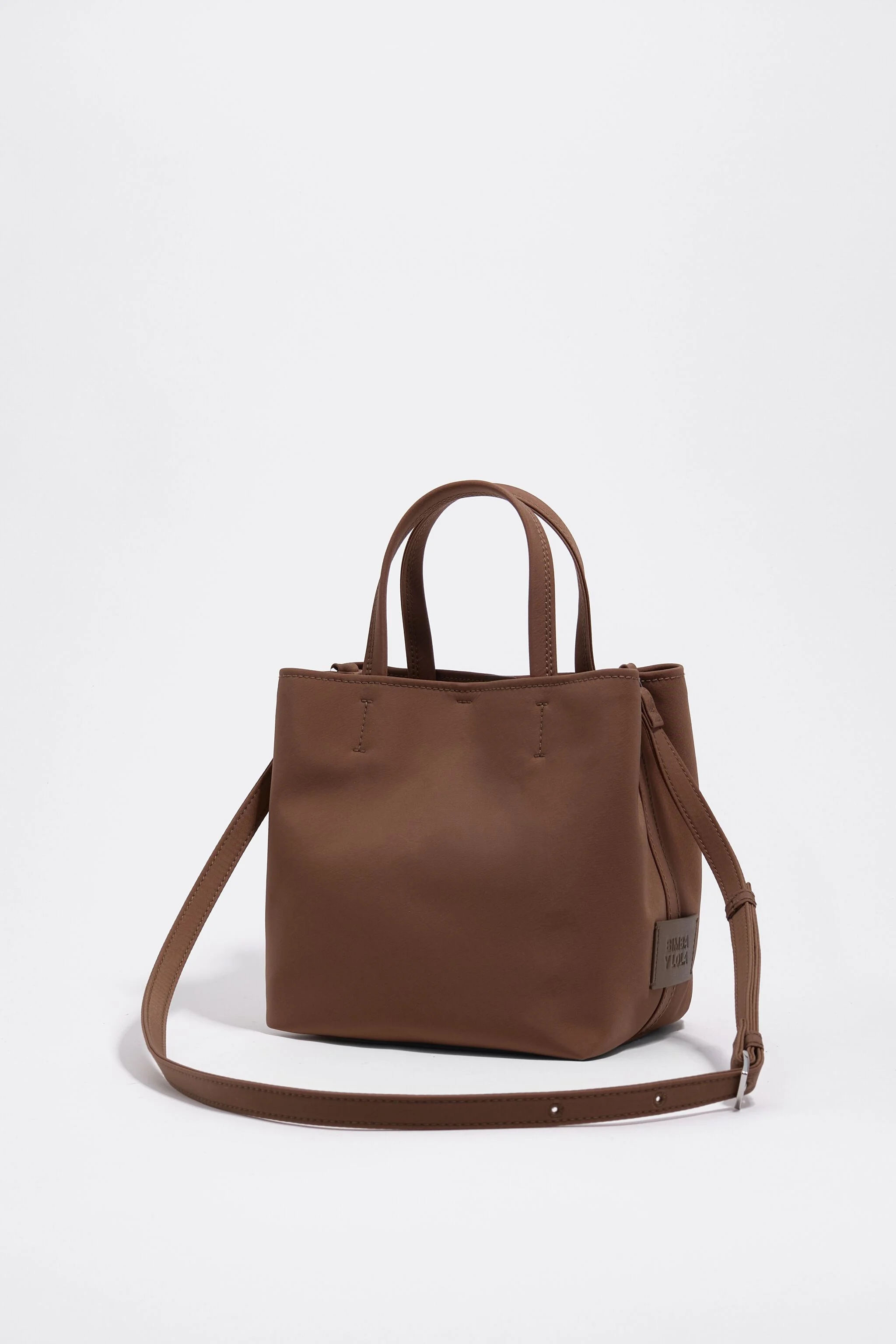 Bolsa média de náilon cor nougat para Chihuahua