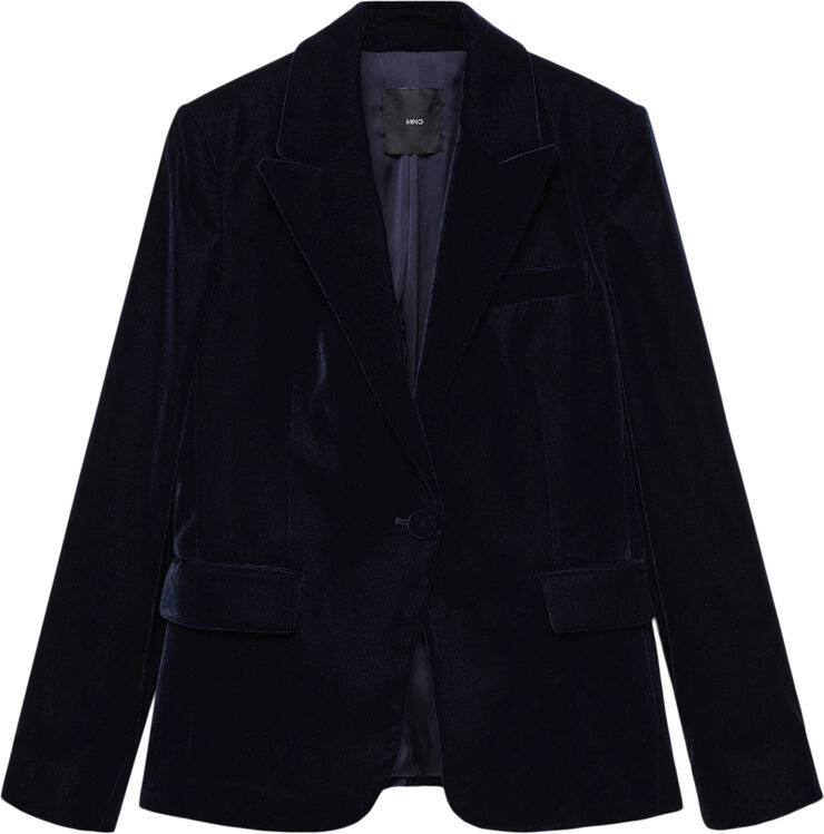 MANGO BLAZER. -- COMBI Dark blue