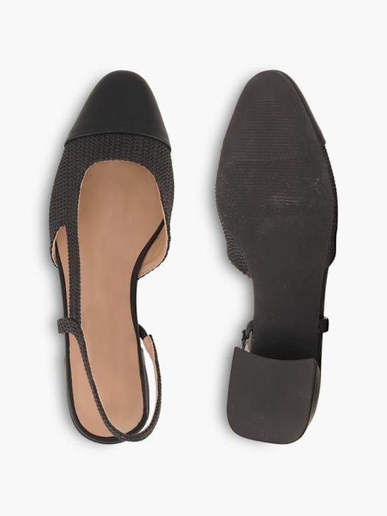 Graceland Slingpumps Schwarz