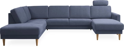 Linea højrevendt hjørnesofa med chaiselong