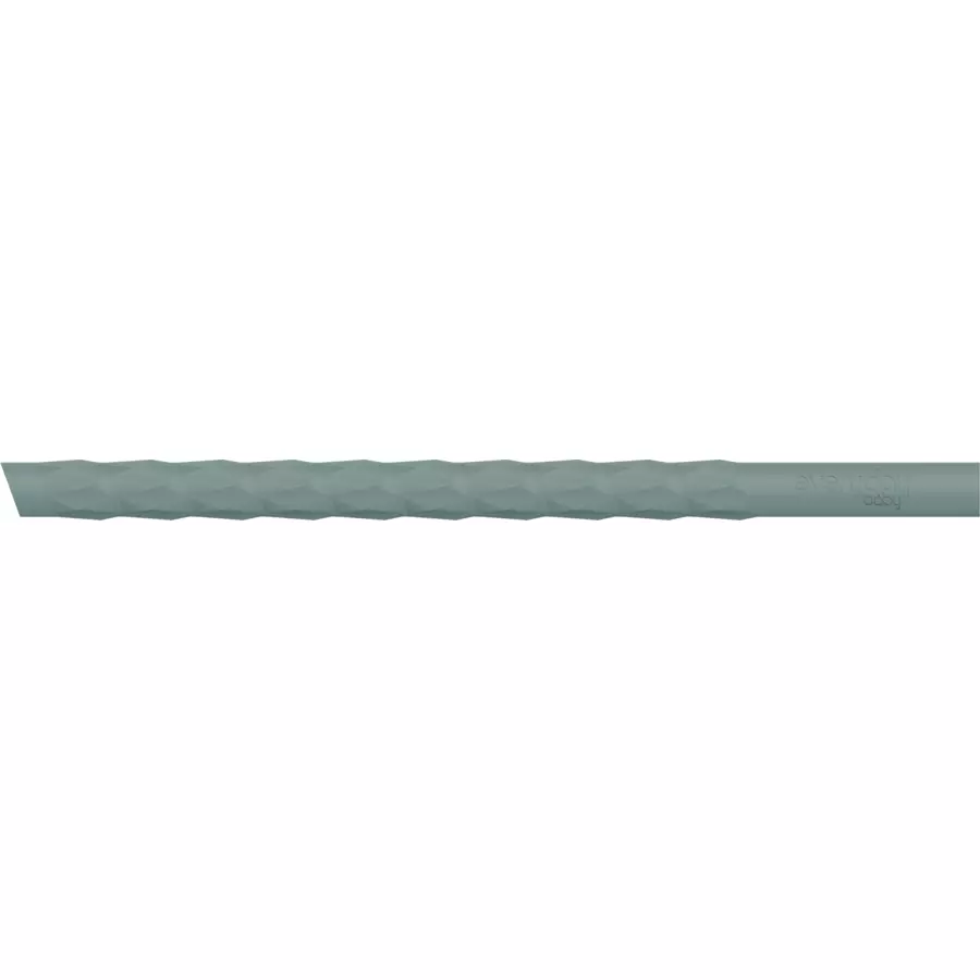 everyday® baby Trinkhalme Silikon 6er-Set, graugrünrot