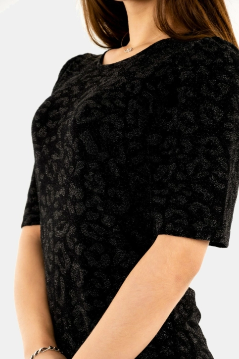 tee shirt ichi cheetah 194008 black
