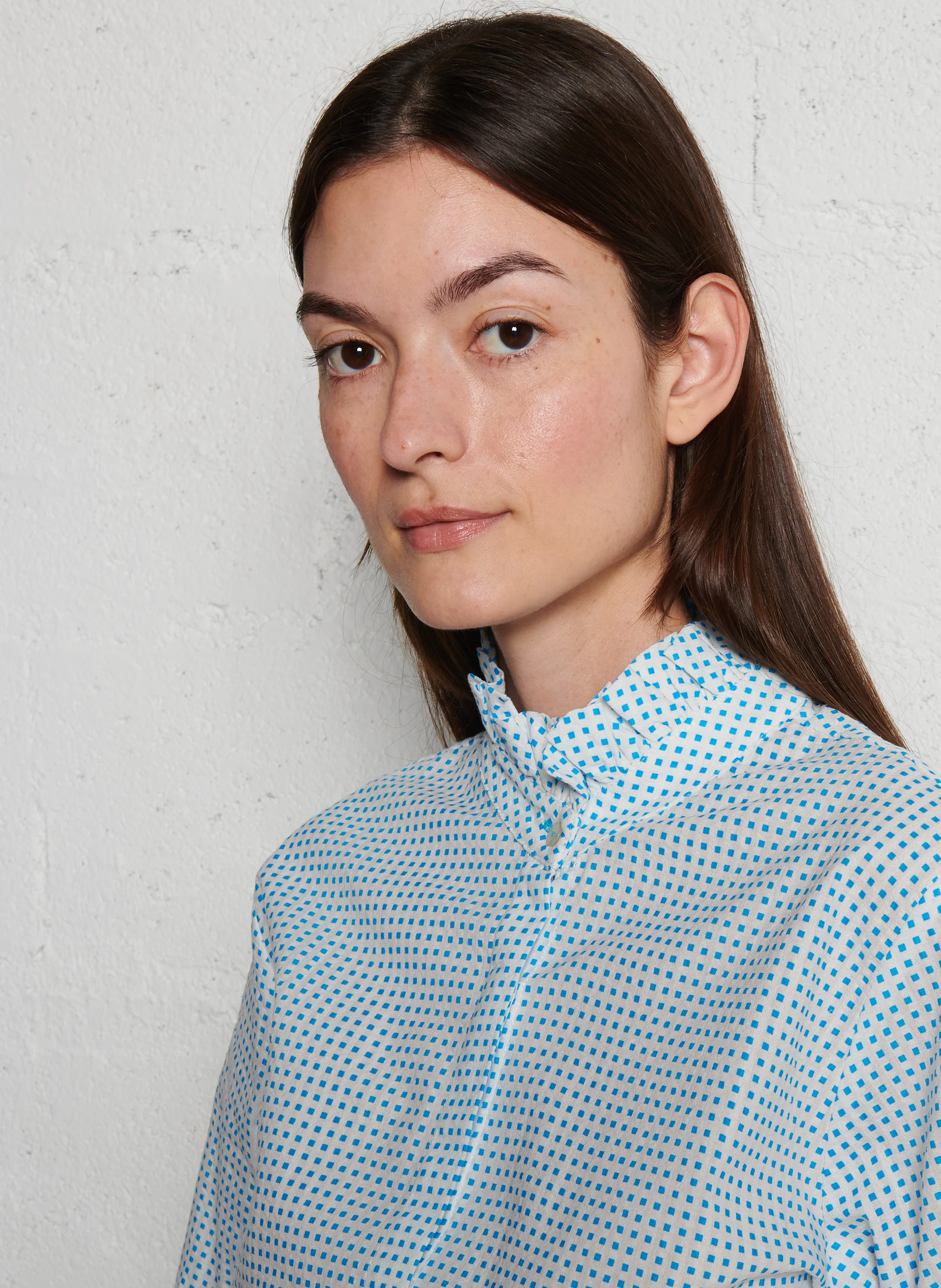PEPSI - Chemise droite à carreaux en coton| Multicolore