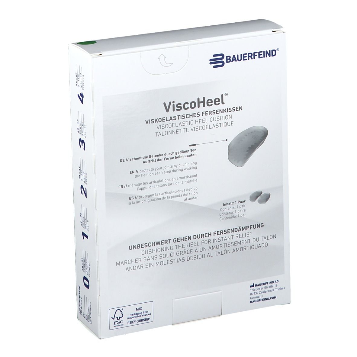ViscoHeel® Fersenkissen Gr. 4