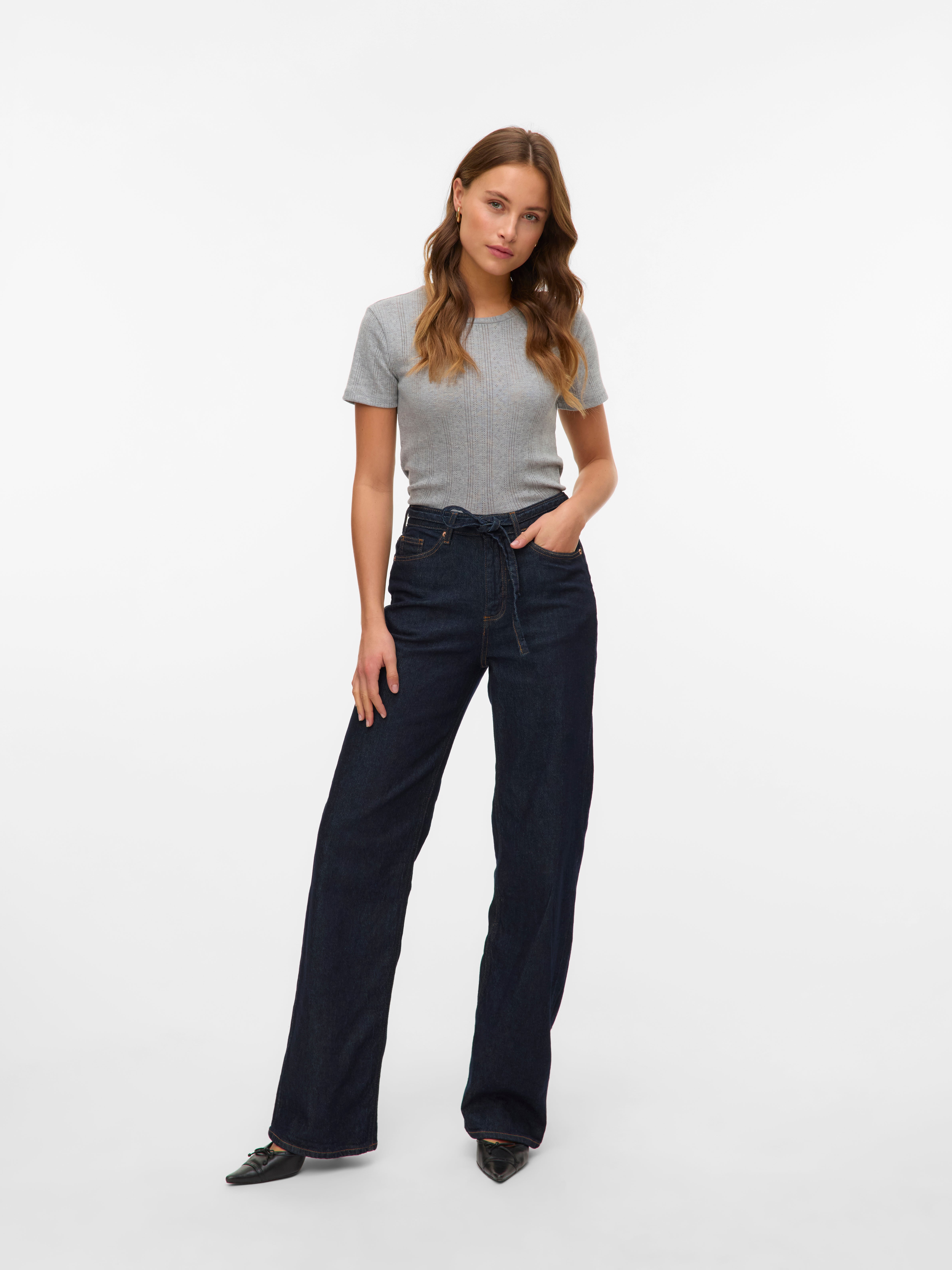 VMTESSA High rise Wide leg fit Jeans