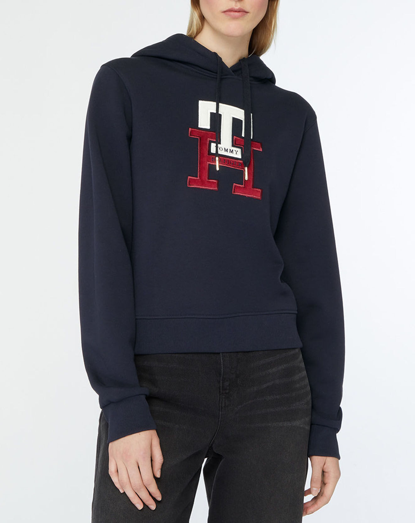 Tommy Hilfiger Sweat à capuche Monogram bleu marine