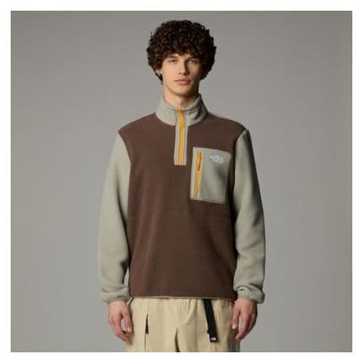Polaire The North Face Yumiori 1/4 Zip Marron