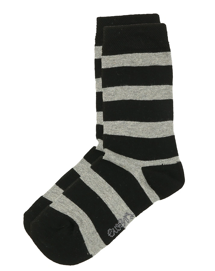 Socken FUßBALL & RINGEL 6er-Pack in grau/navy