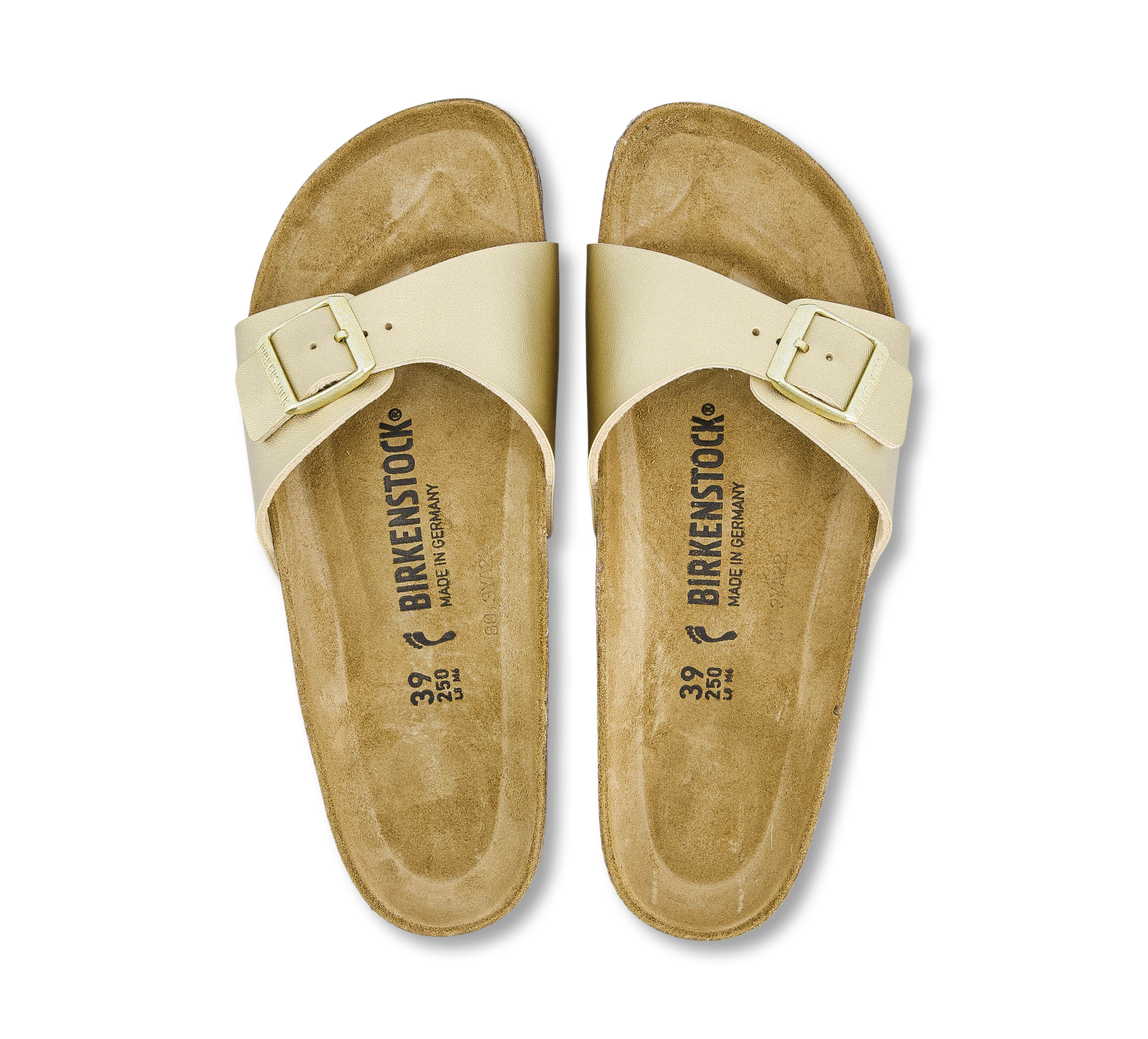 Birkenstock Madrid - Offene Hausschuhe gold