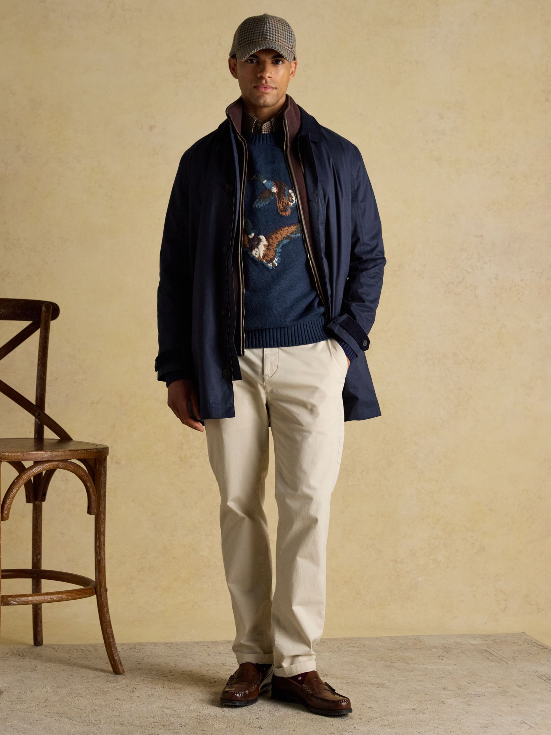 Joules Duck Intarsia Crew Neck Jumper