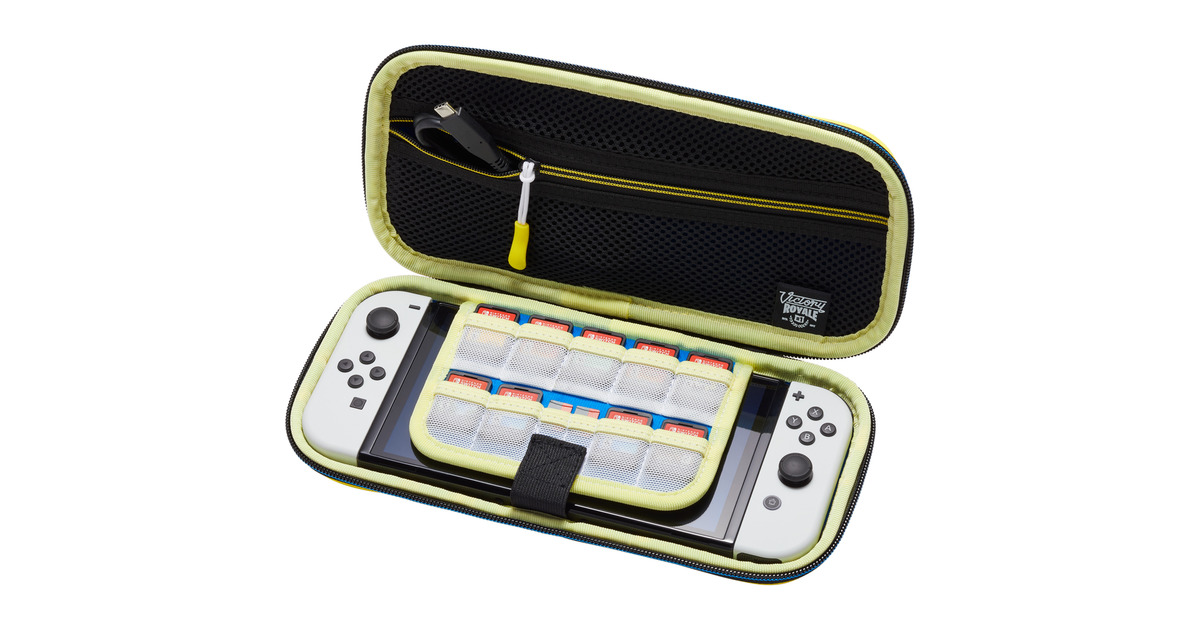 PowerAProtection Case for Nintendo Switch - Fortnite Peely tas  (Geel, Nintendo Switch - OLED Model, Nintendo Switch of Nintendo Switch Lite)