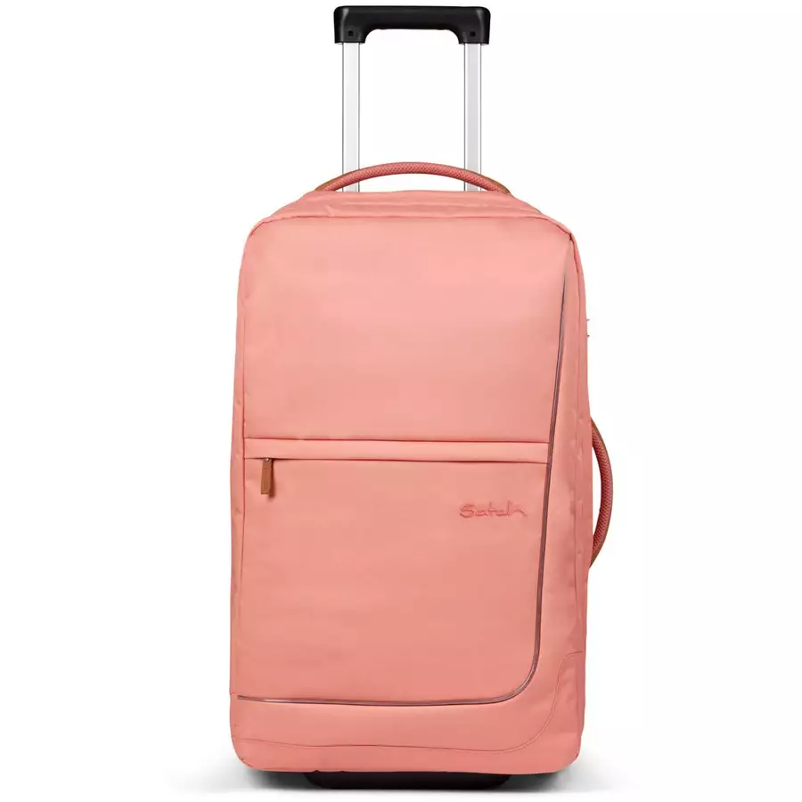 Satch Flow - 2-Rollen-Trolley M 65 cm pure coral