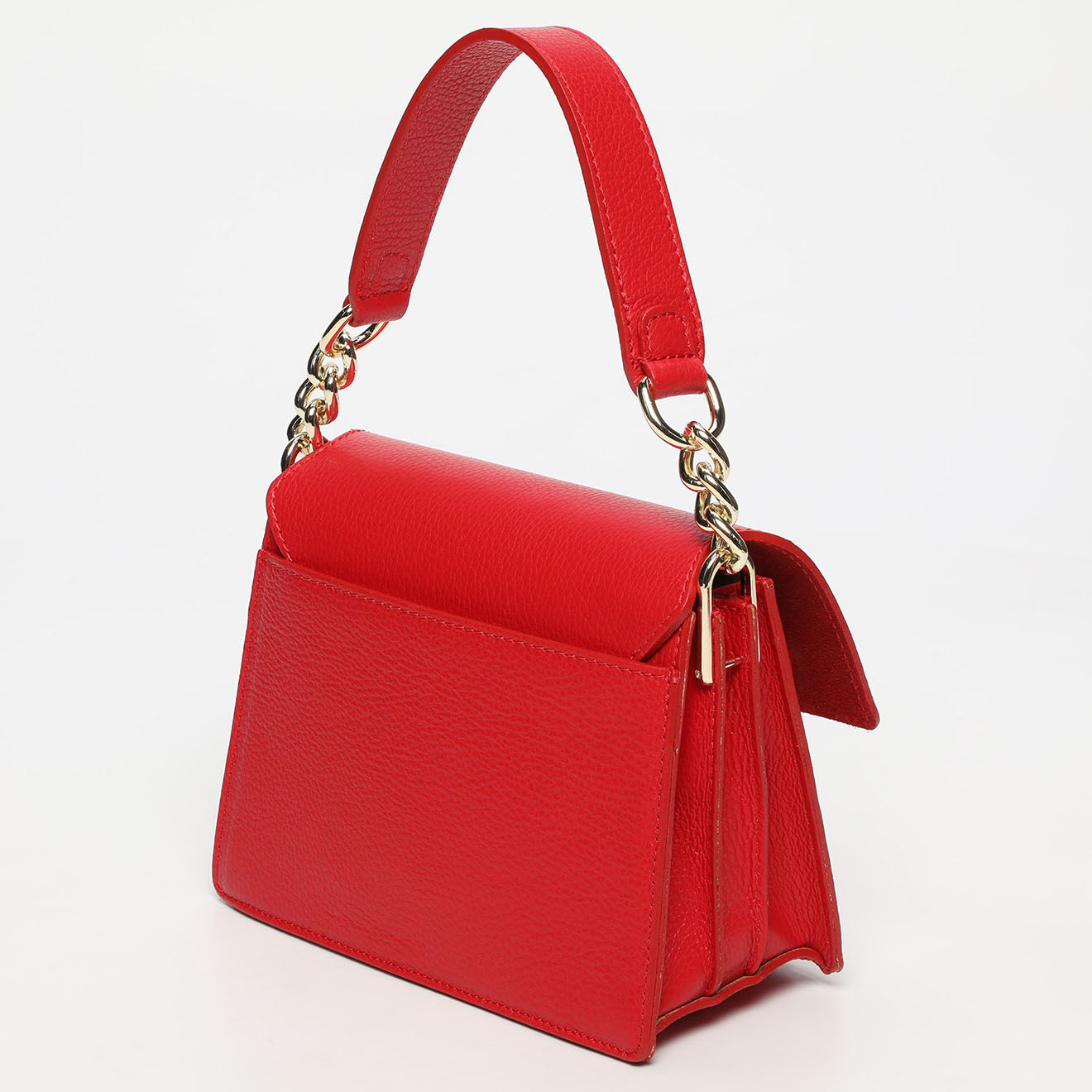 Christian Laurier Sac bandoulière en Cuir Adriana rouge - 21.5x16x10 cm