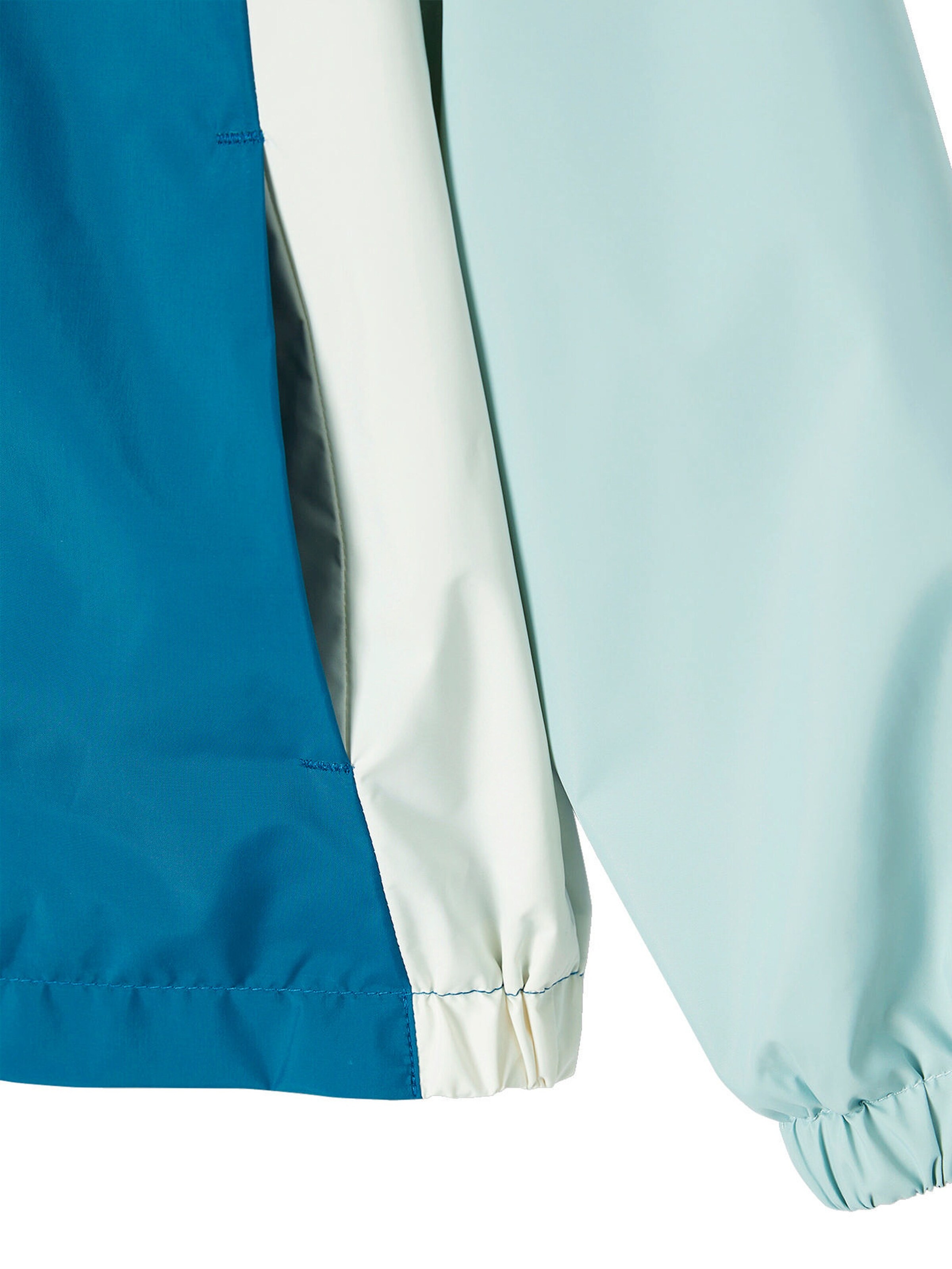 Vertbaudet Jungen Regenjacke mit Recycling-Polyester, Colorblock aqua