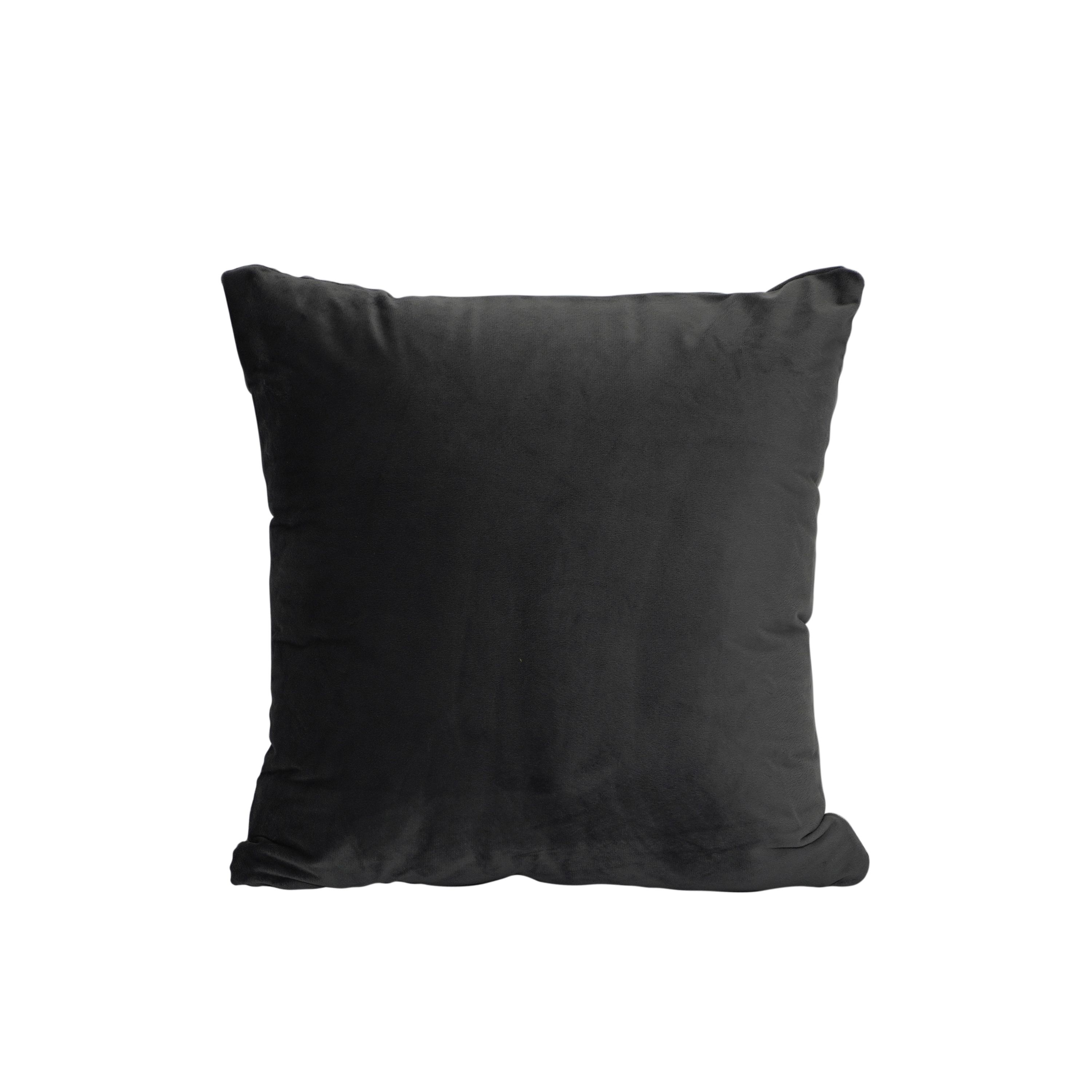 Kissenbezug Samt MODESTO 2er Set 45 x 45 cm anthrazit