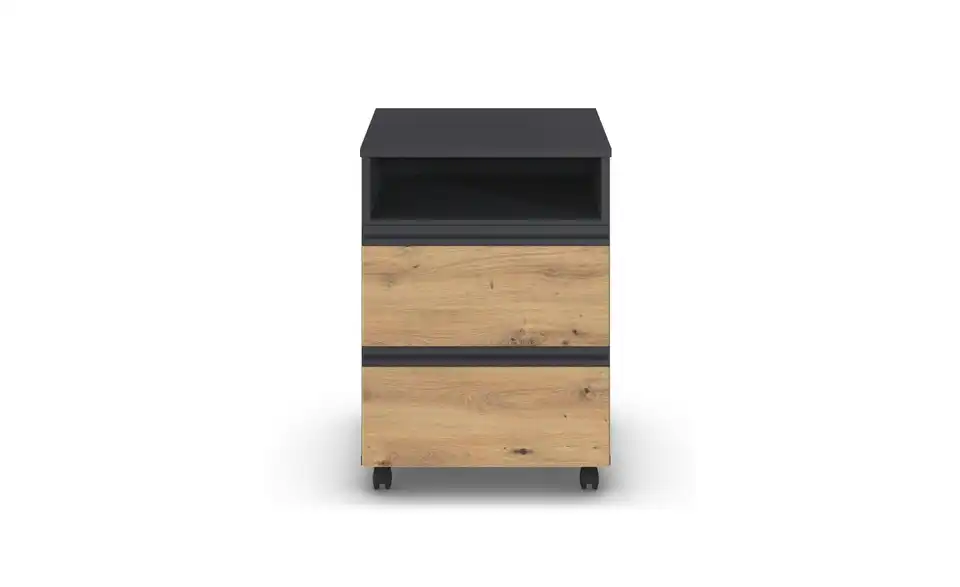 Nachttisch 65 cm mit Rollen