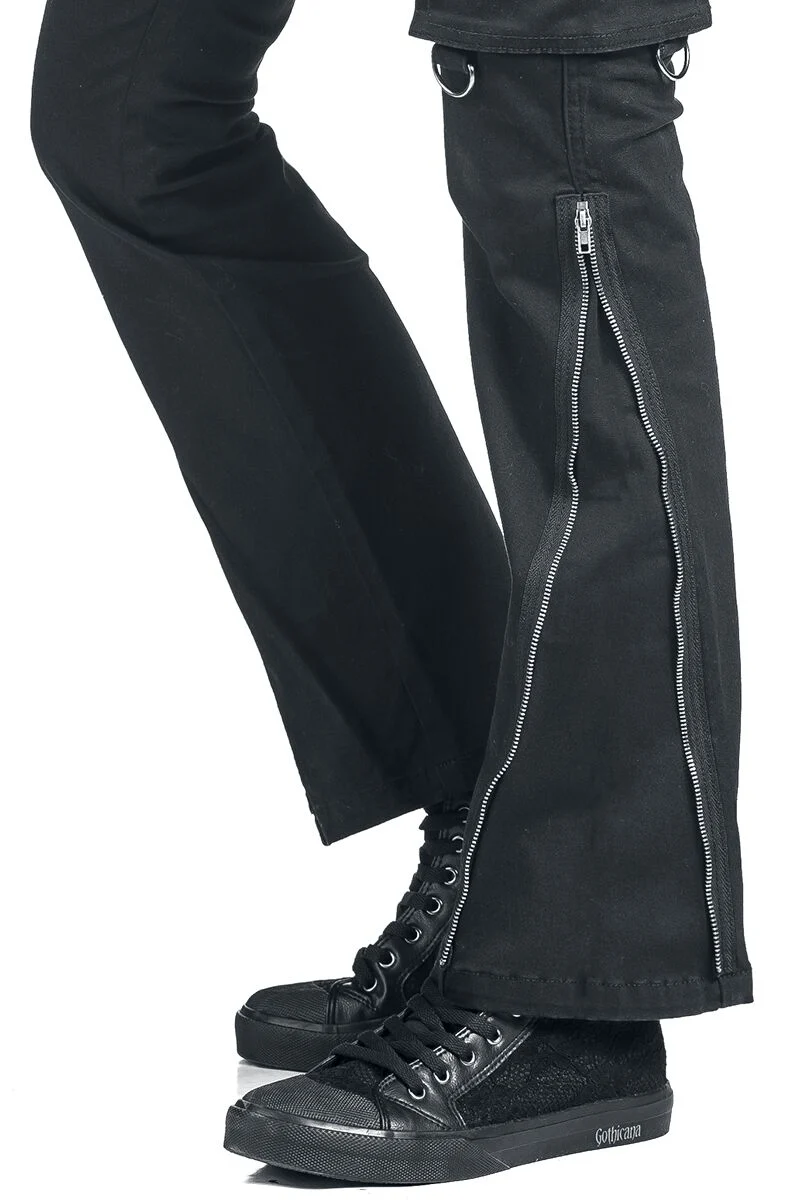 Skarlett - Jean Noir Ourlet Variable | Black Premium by EMP Jean