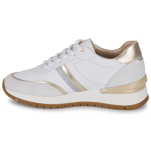 Geox - D DESYA - Blanc / Beige / Doré