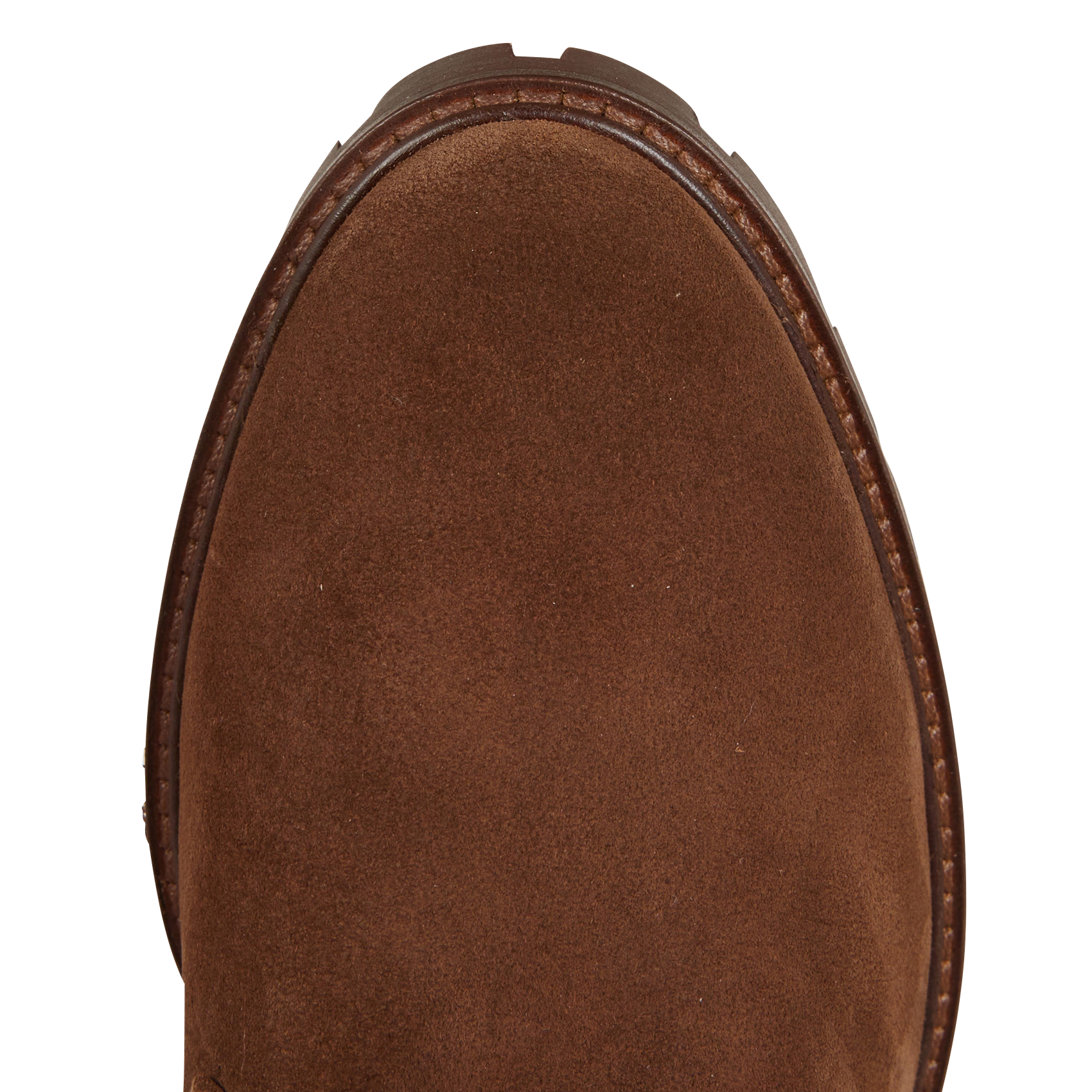 BOTTINES 70 - Bottines à lacets en cuir velours | Marron