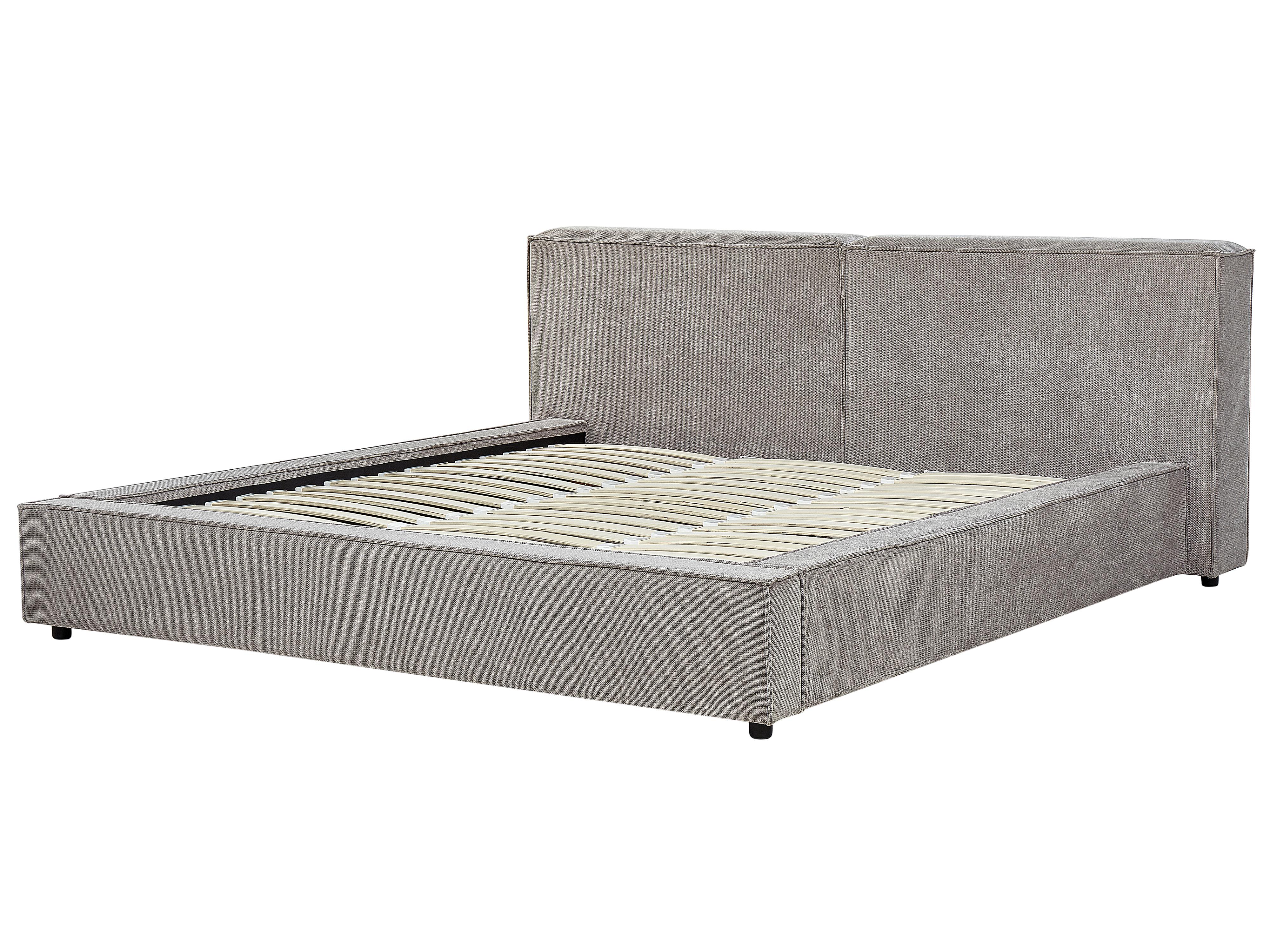 Bed Stof LINARDS 180 x 200 cm Grijs