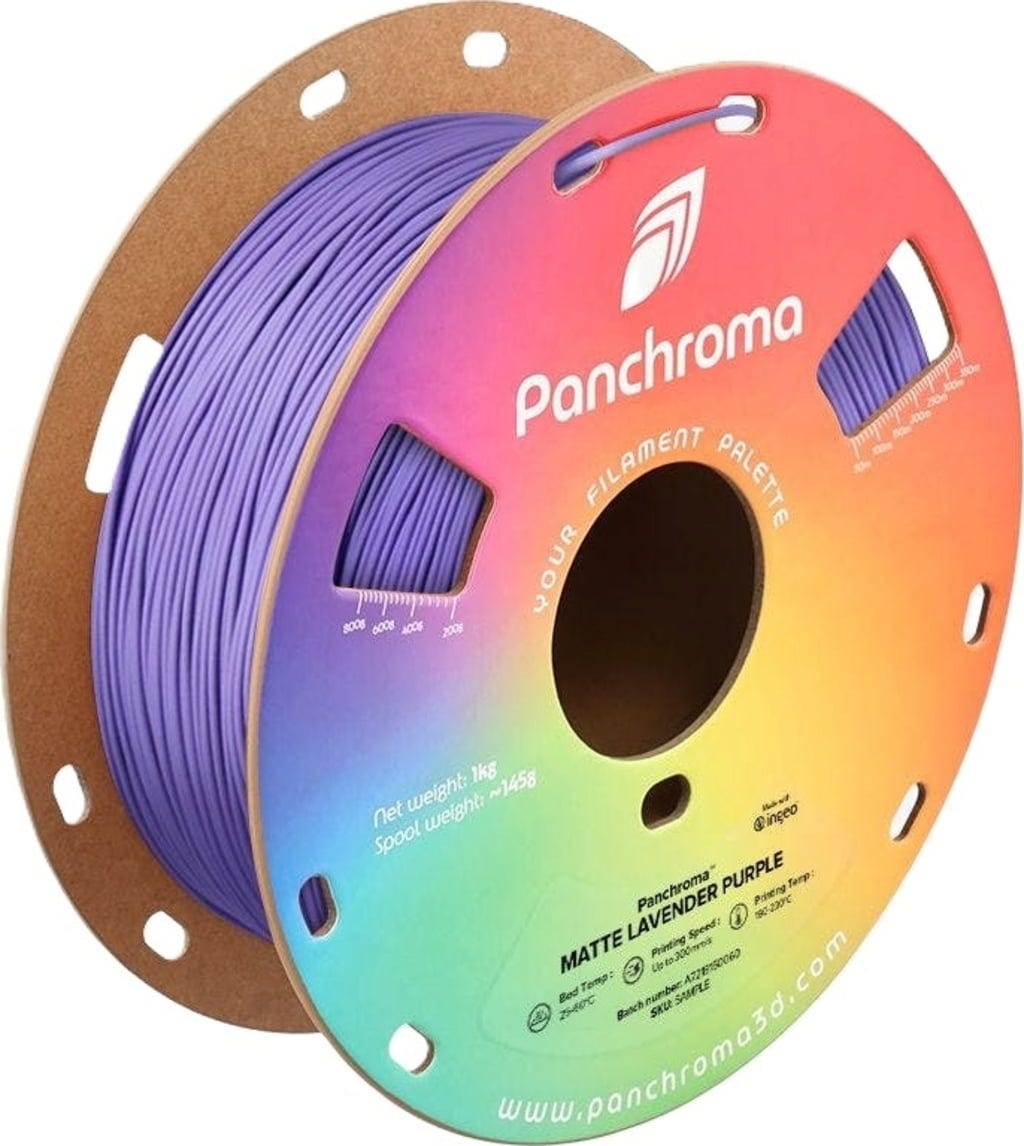 Polymaker  Panchroma™ PLA Matte Lavender Purple, 1,75 mm / 1000 g    Matte Eleganz in Lavender Purple