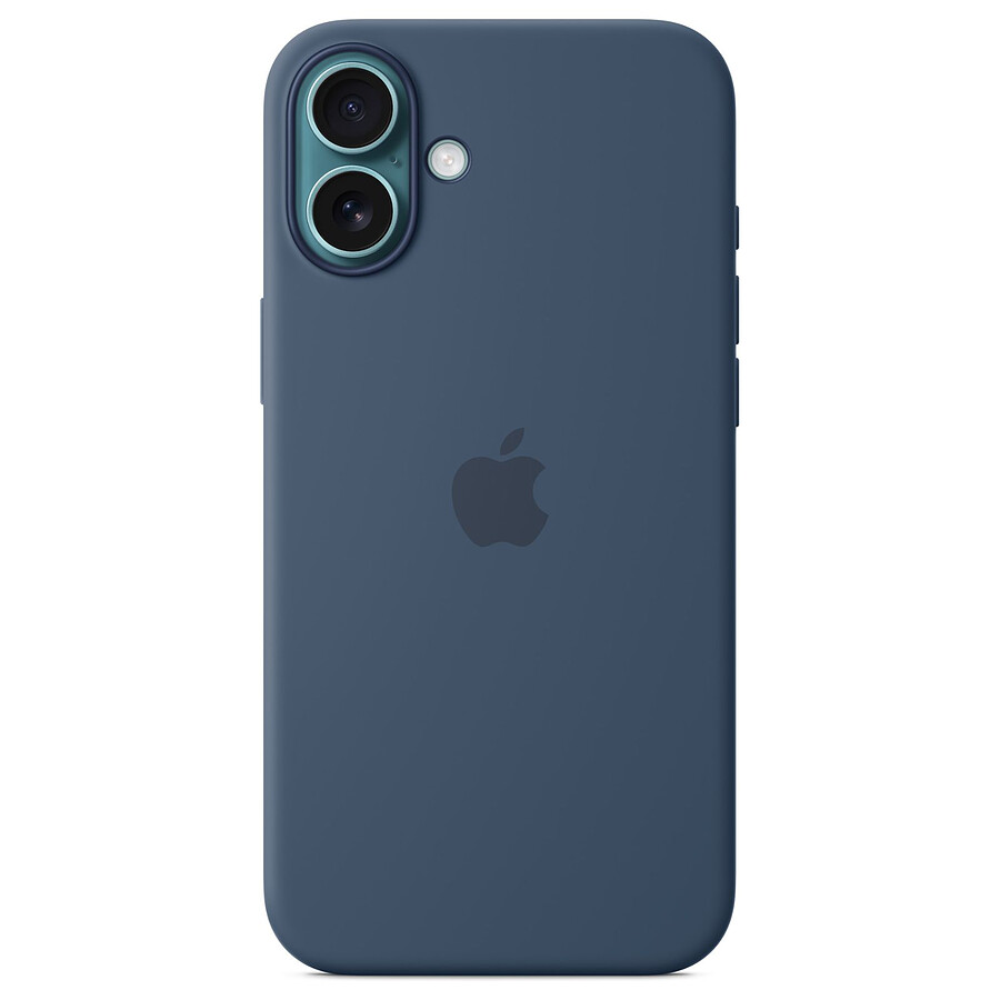 Apple Coque en silicone avec MagSafe Denim - iPhone 16 Plus