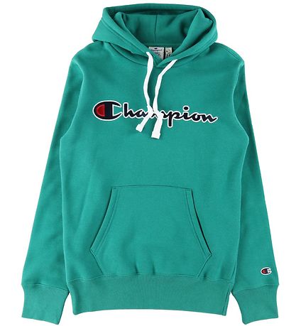 Champion Fashion Kapuzenpullover - Grün m. Logo