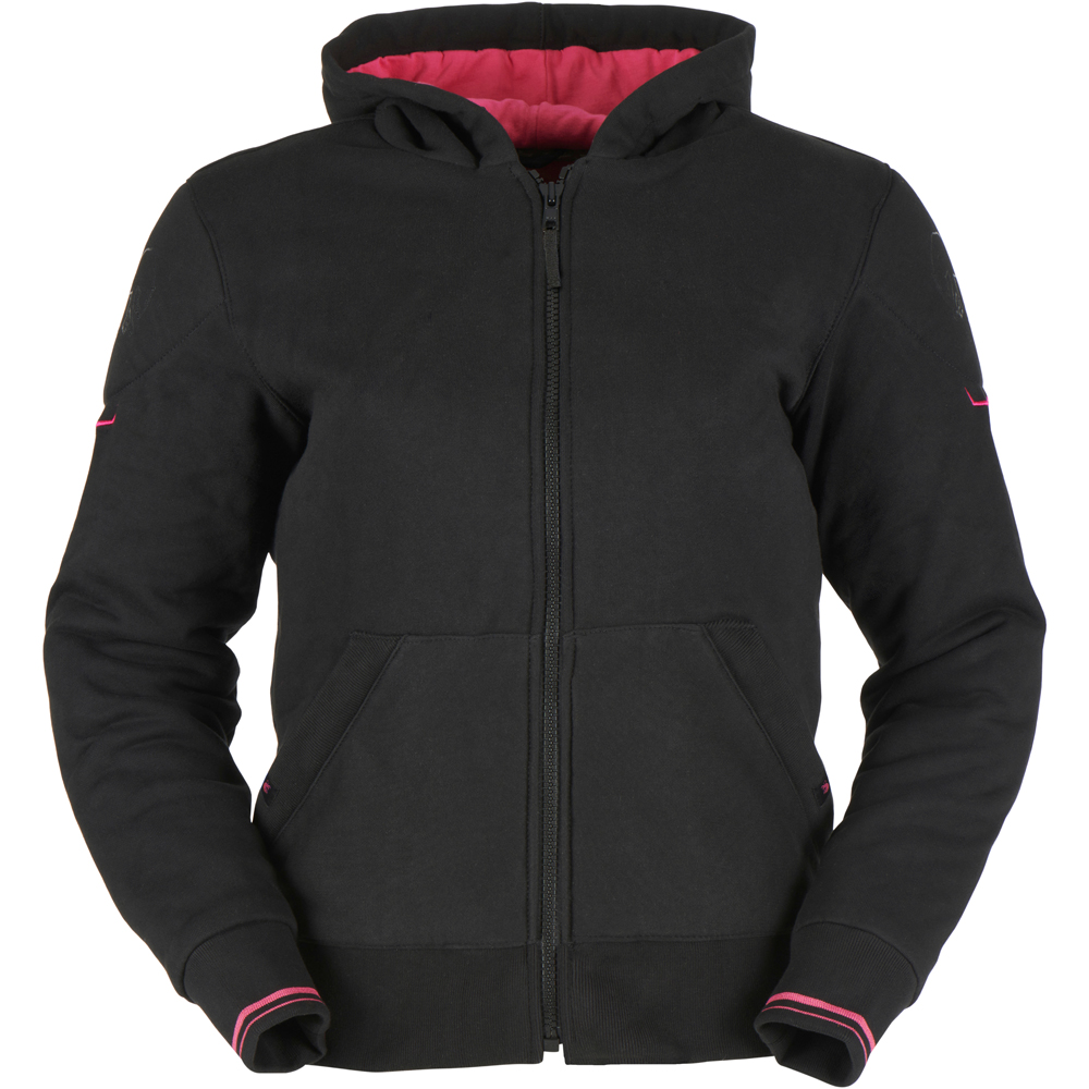 Furygan - Sweat à capuche femme Luxio Evo Noir / Rose