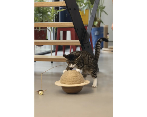 Krabmeubel ontworpen door Lotte, Wiggly krabbal, 29,5 x 20 cm, sisal, hout