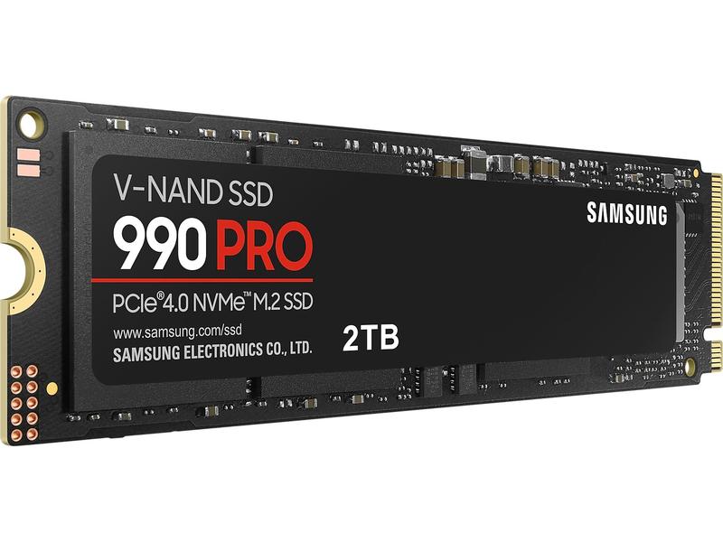 Samsung SSD 990 PRO M.2 2280 NVMe 2000 GB M. 2-Solid State Drive für Gamer mit 2000 GB