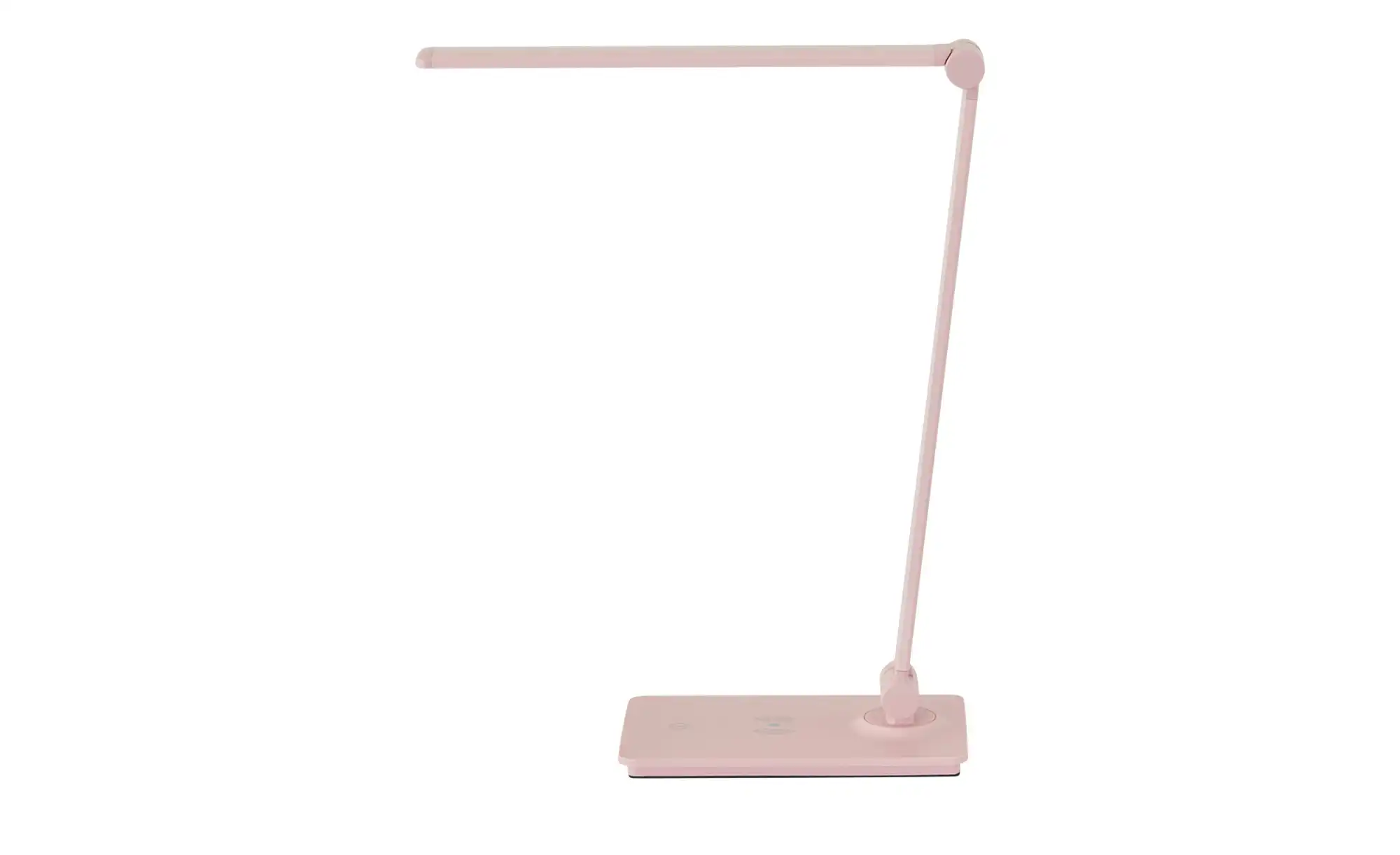 KHG LED-Tischleuchte, Pink mit Qi-Charger