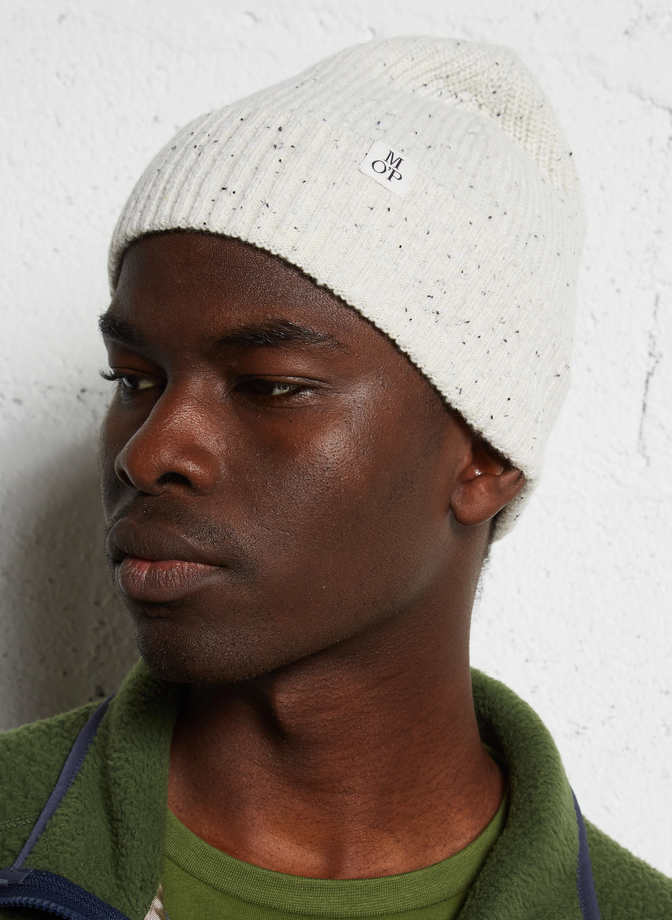 Bonnet en laine mélangée | Blanc
