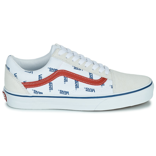 Vans - OLD SKOOL - Blanc / Bleu