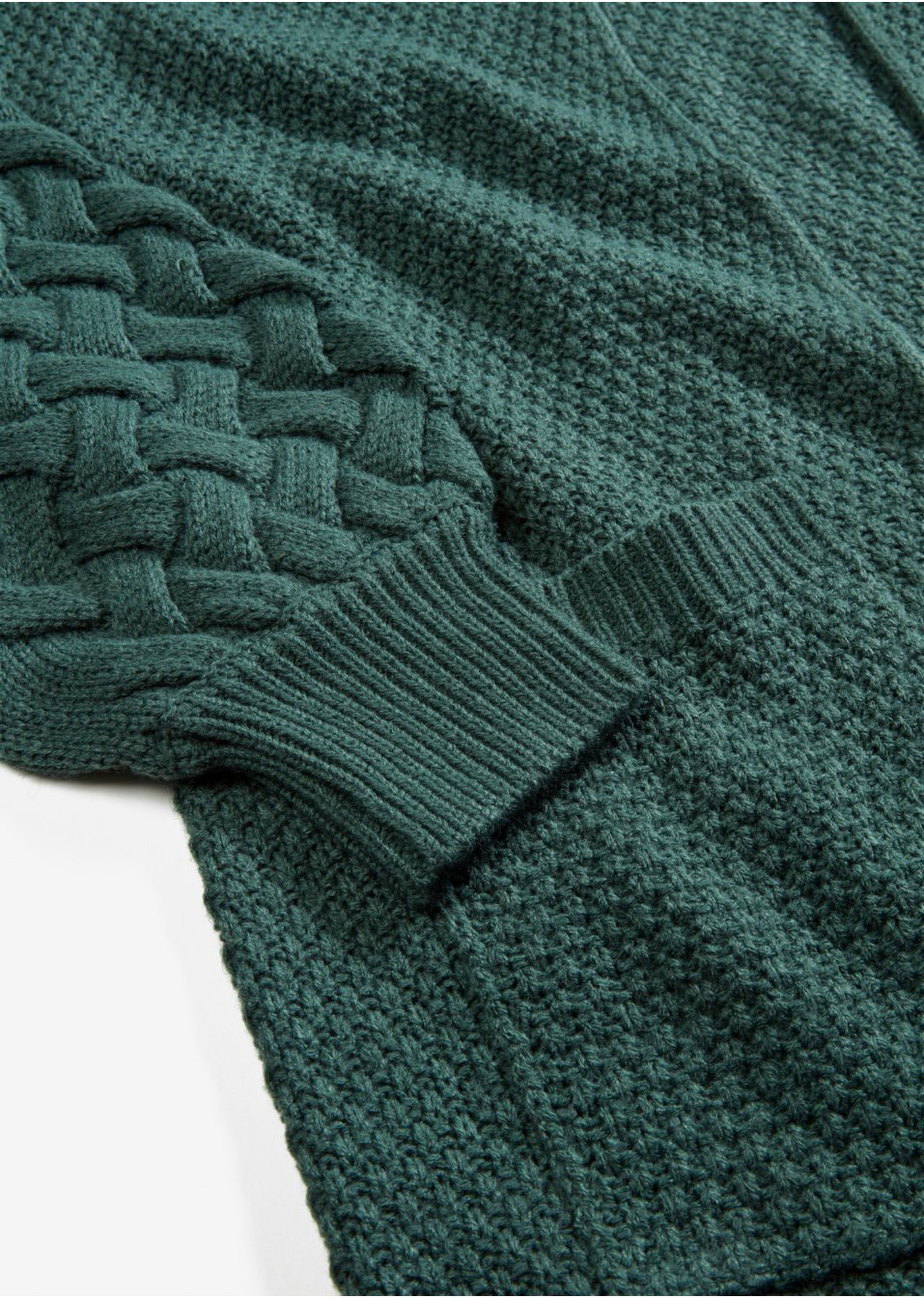 Gilet en maille torsadée