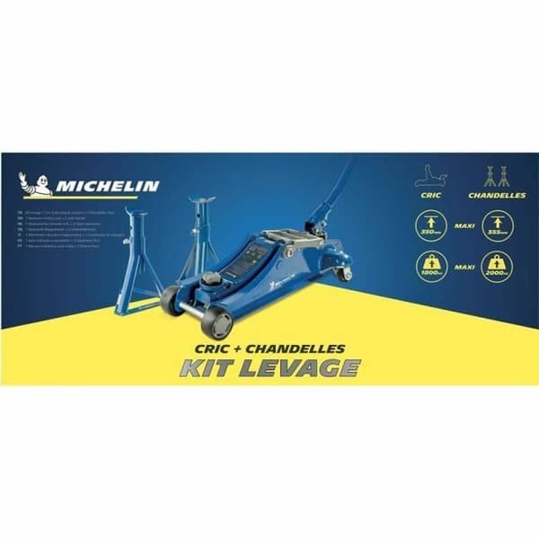 Jack Michelin 1800 Kg Blå Hydraulisk
