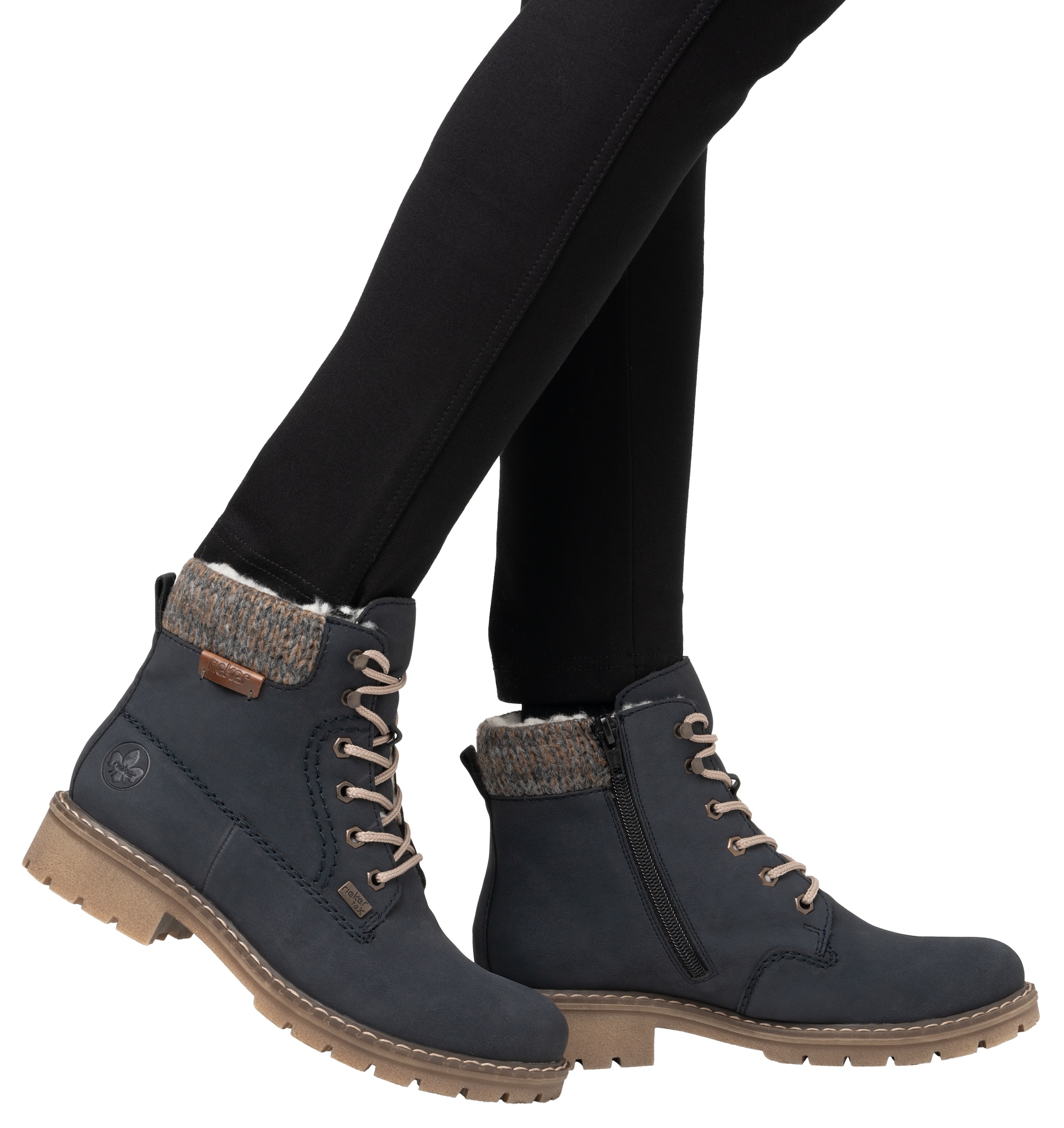 Rieker Winterstiefelette  , Schnürboots, Stiefelette mit wasserabweisender riekerTEX-Membran