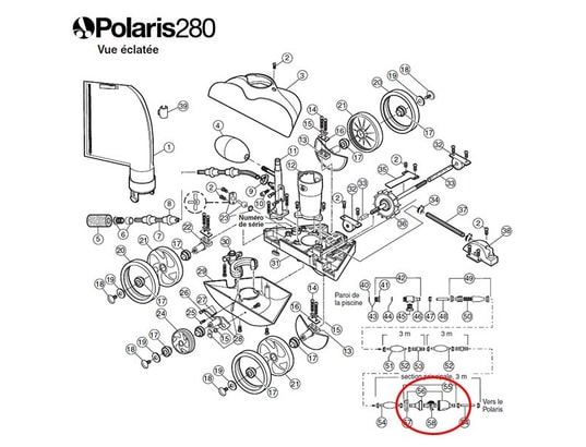 POLARIS - Vanne de recul de rechange pour 280 - g52