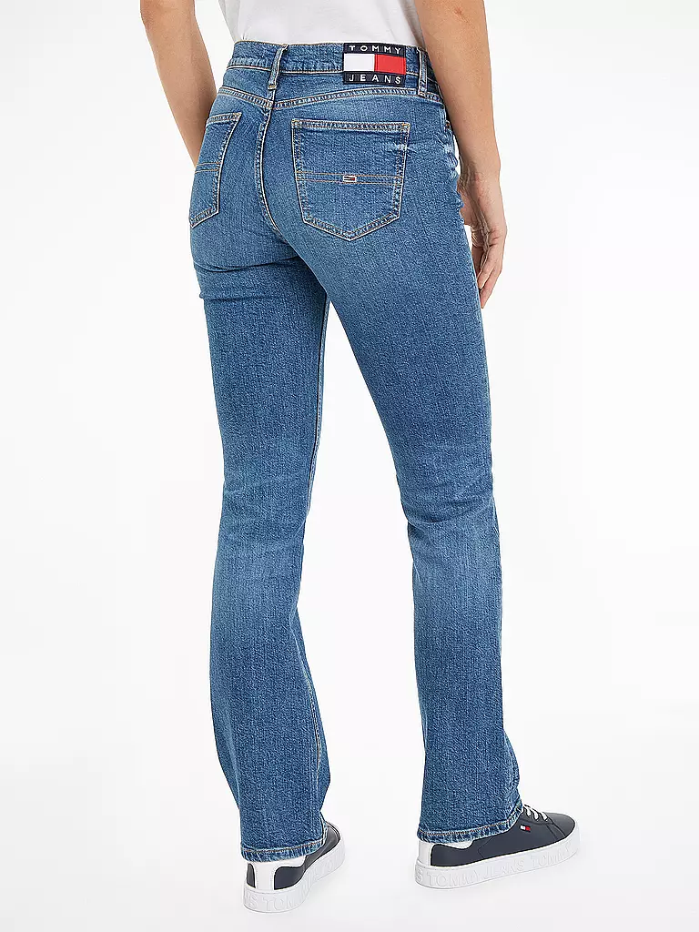 TOMMY JEANS Jeans Bootcut Fit MADDIE blau