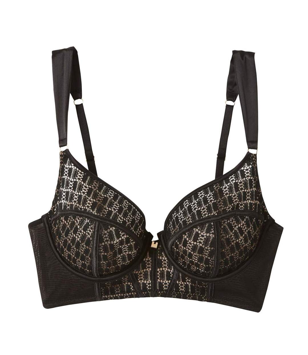 Soutien-gorge à armatures noir Merveilleux