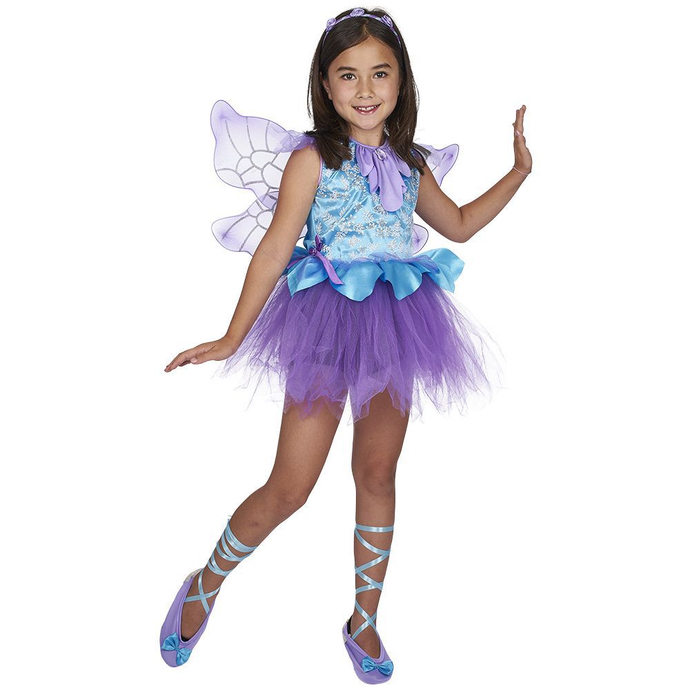 Déguisement enfant Fée bleu et violet 11/14 ans