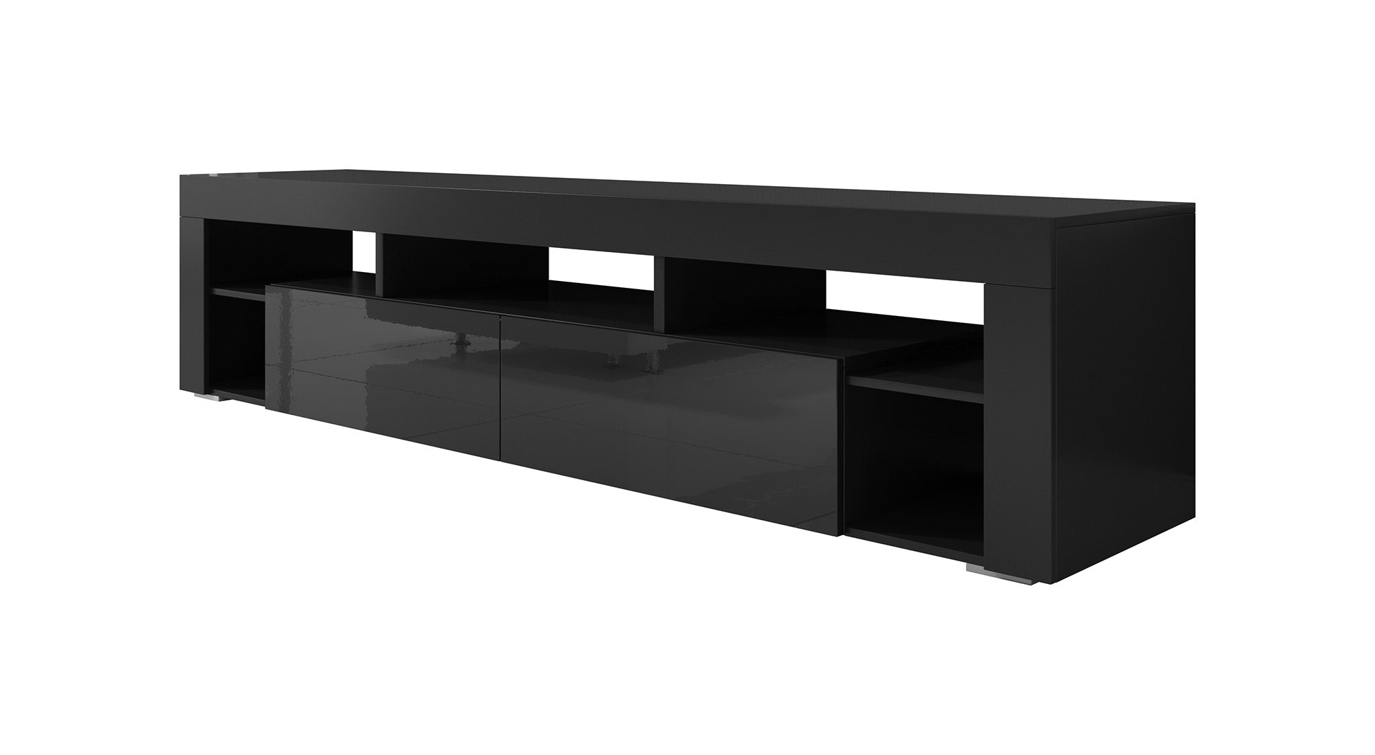 Fancy - TV-Meubel - Zwart - 200 cm