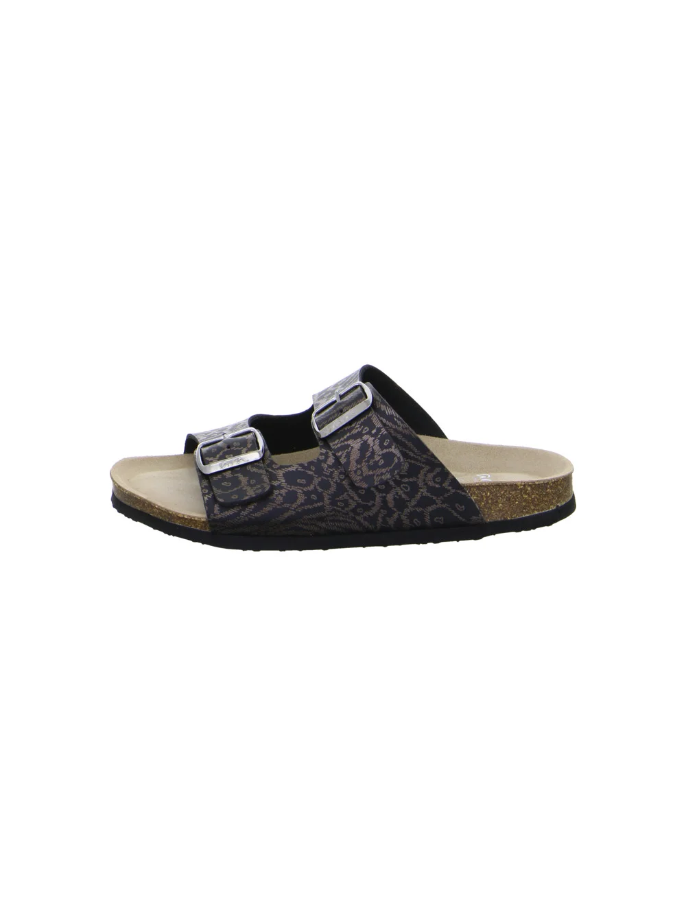 Pantolette Maui schwarz multi