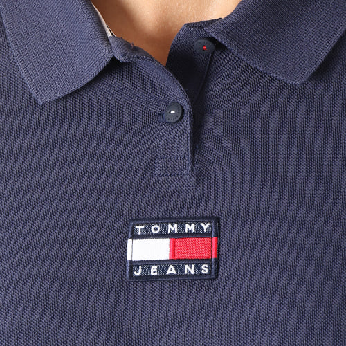 Polo Manches Courtes Femme Center Badge 0347 Bleu Marine