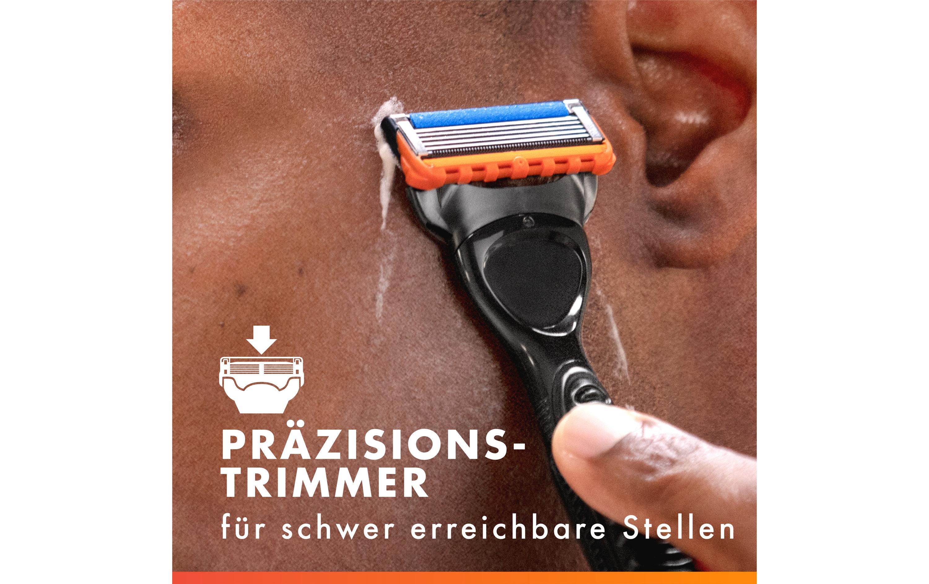 Herrenrasierer Gillette Fusion5 Power 12er + HandstückRasierer für Männer mit Gleitstreifen für ein sanftes Gleiten